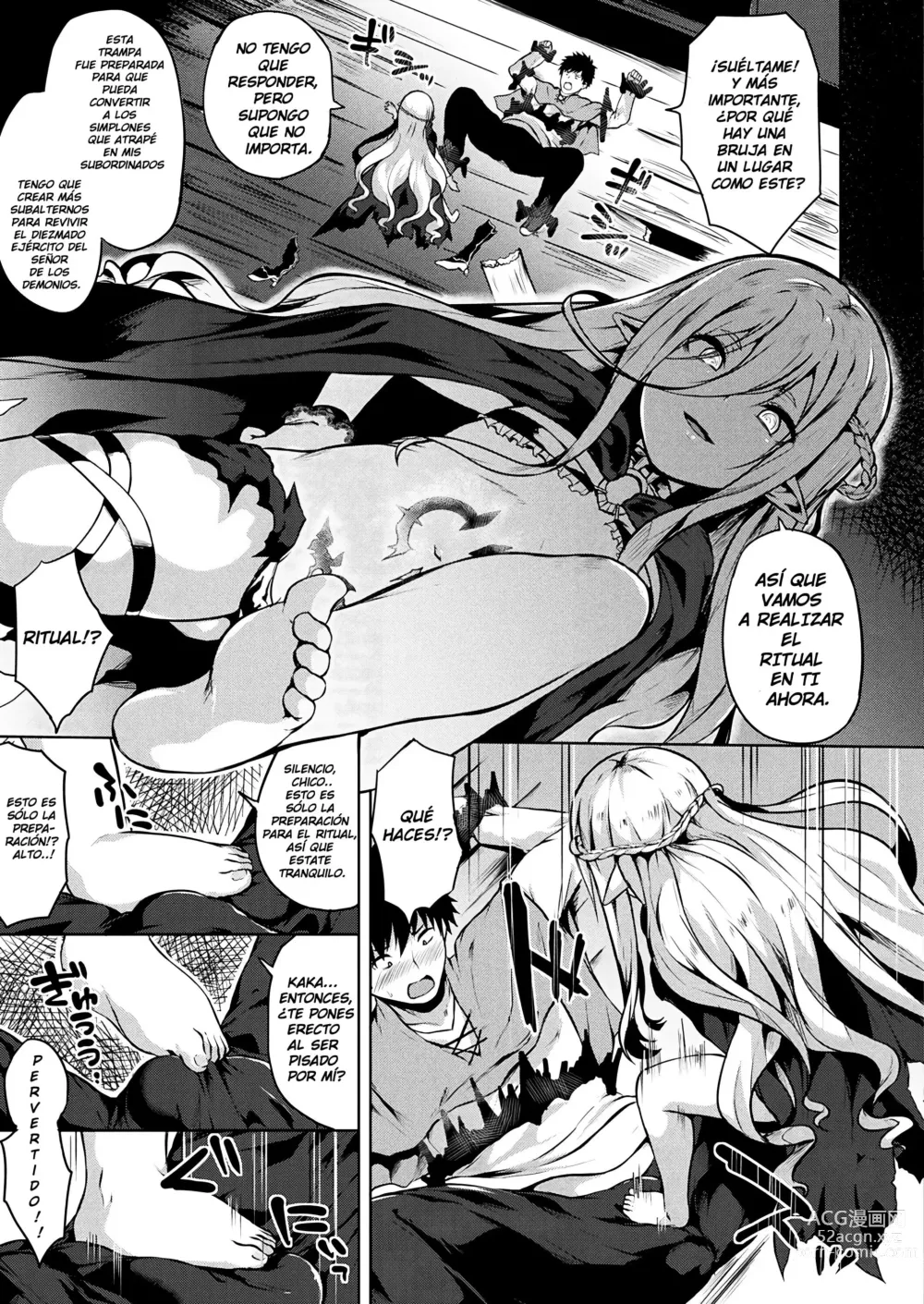 Page 3 of manga La trampa de una brujita en el bosque