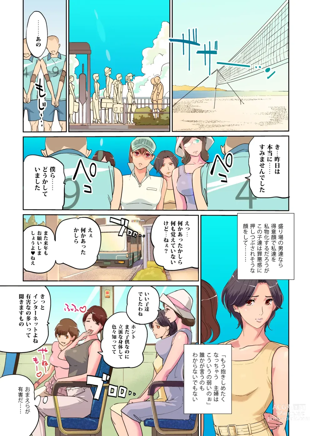 Page 36 of doujinshi Harukaze Mama-san Volley blue ocean no Kiseki