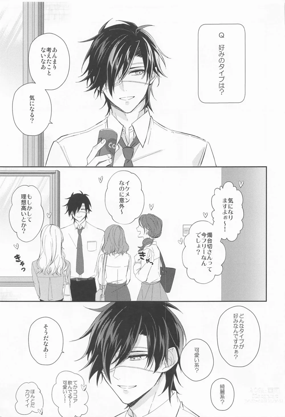 Page 4 of doujinshi Love Romance o Warauna