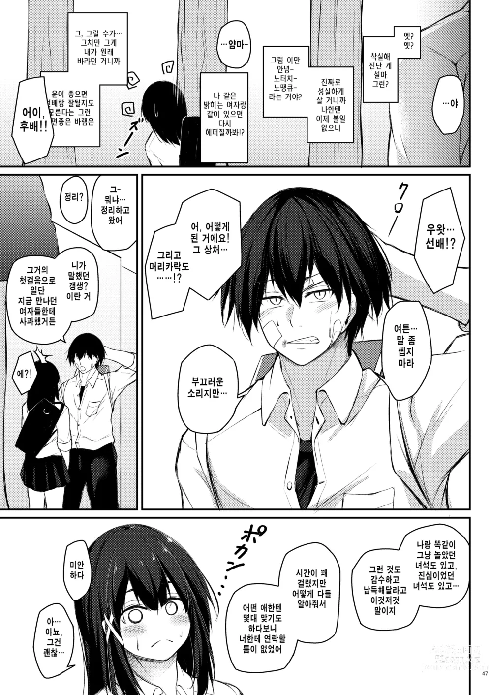 Page 46 of doujinshi 후배 풍기위원의 불량 선배 갱생방법