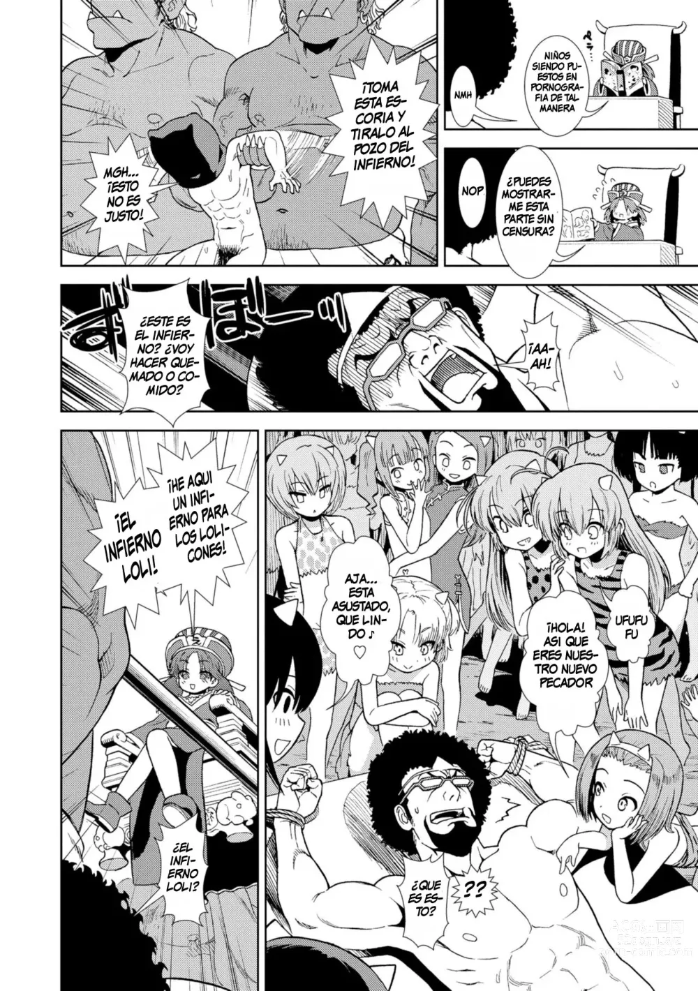 Page 2 of manga Loli Hell + Afterword (decensored)