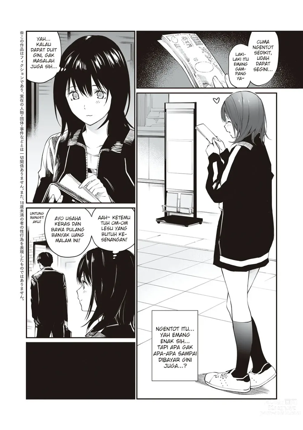 Page 3 of manga Asalkan sama Sensei