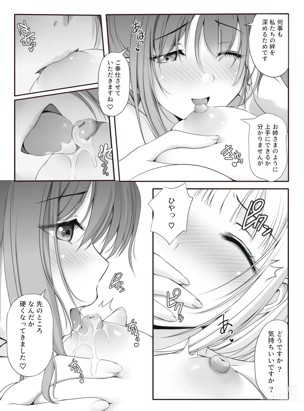 Page 9 of doujinshi Mitsuyaku ~Secret Wedding~