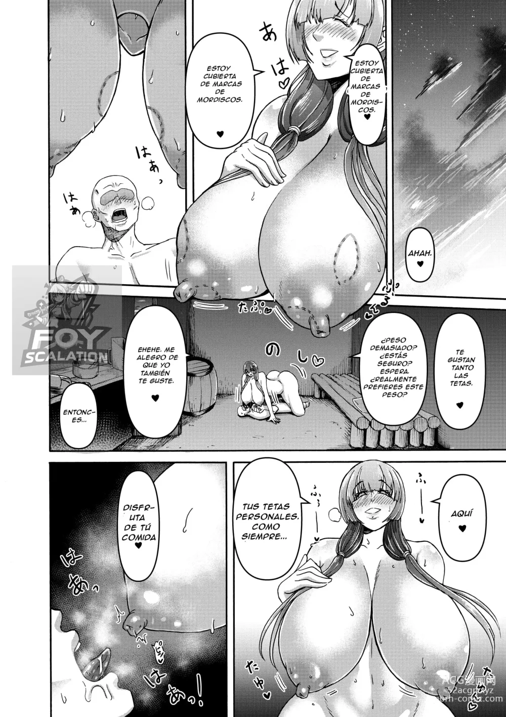 Page 36 of doujinshi Con un Hombre y una Mujer en una Isla Desierta, Algo Tiene que Pasar