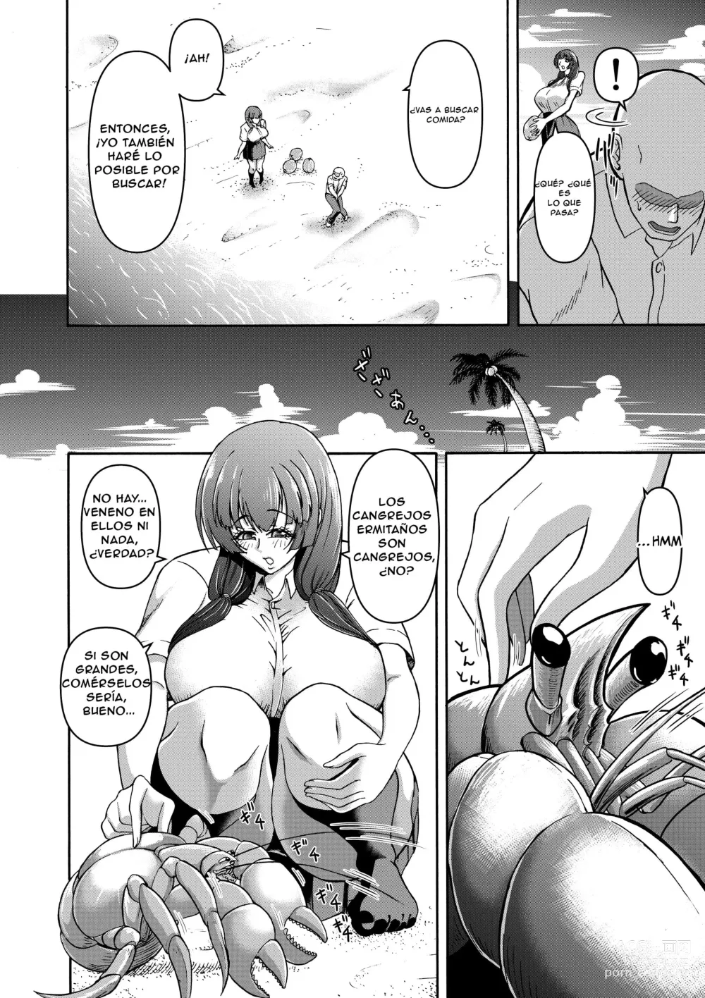 Page 8 of doujinshi Con un Hombre y una Mujer en una Isla Desierta, Algo Tiene que Pasar