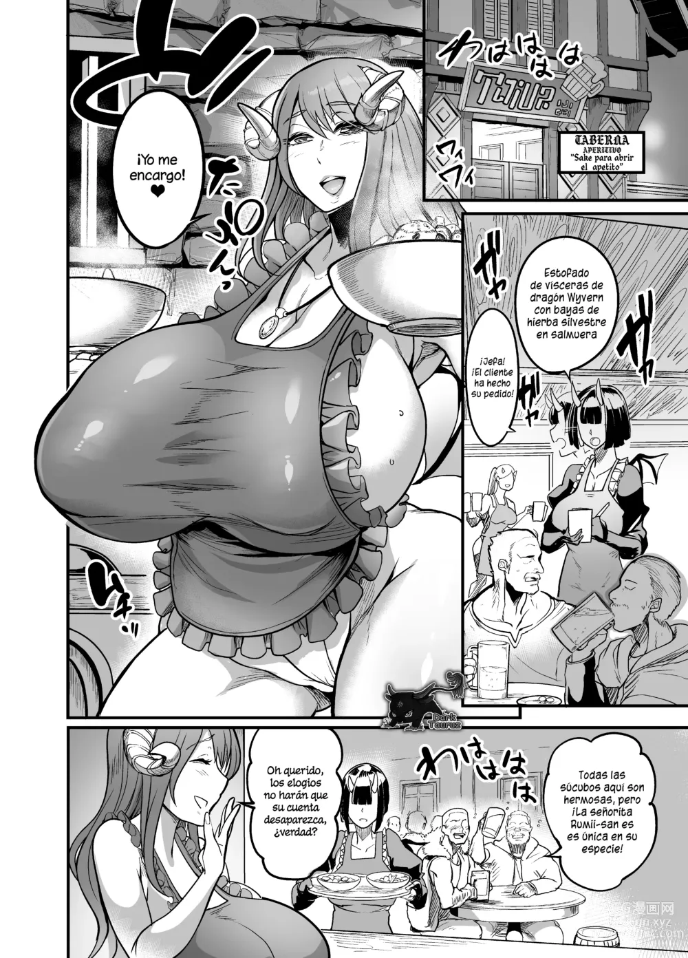 Page 7 of doujinshi Bienvenidos al Distrito de las Sucubos!!! 2 - La Taberna de Mamá