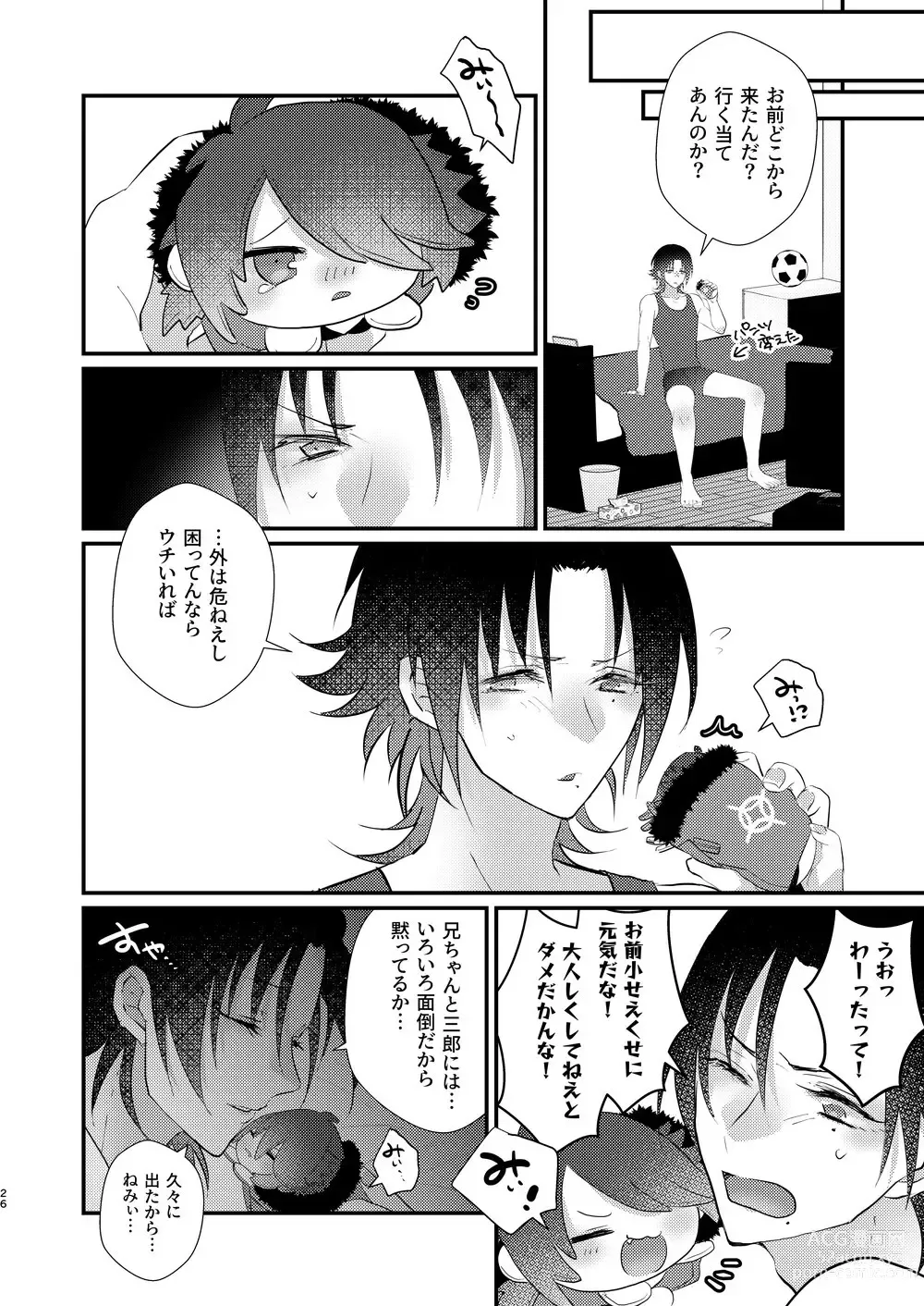 Page 25 of doujinshi Omou hito ni wa touzakari omowanu mochi no mochi mochi