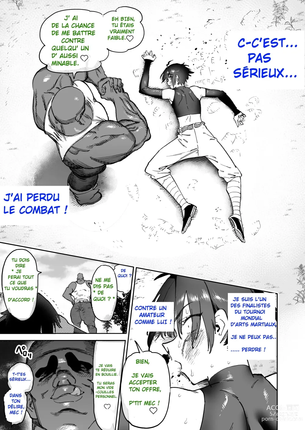 Page 8 of doujinshi Lhistoire de deux amis qui se sont séparés en se promettant de devenir plus forts, mais qui se sont retrouvés après 2 ans en tant que fiottes.