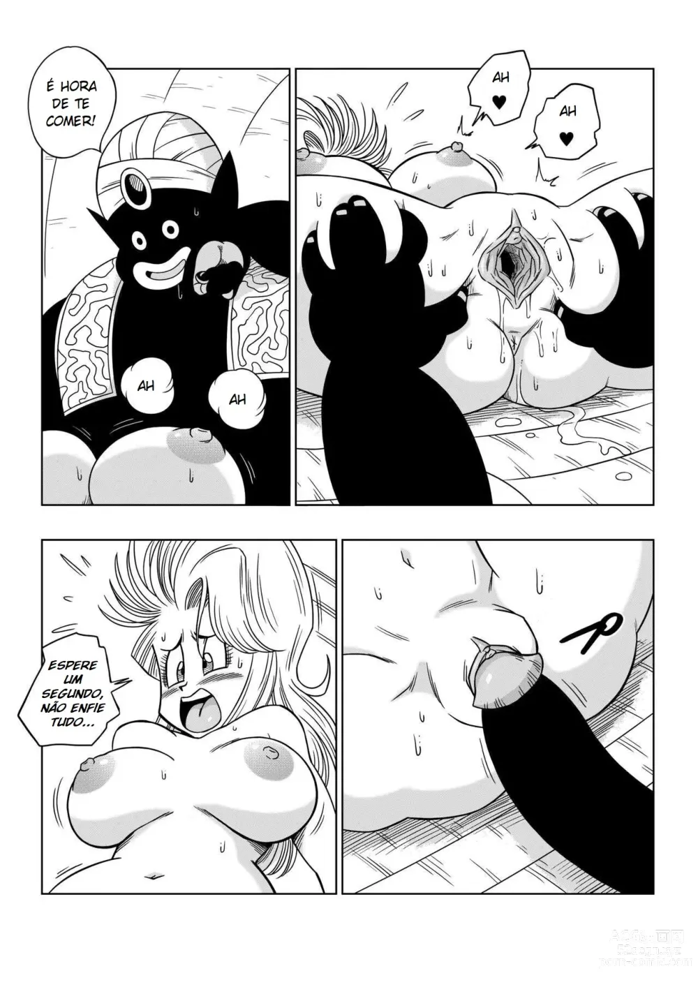 Page 14 of doujinshi Dagon Ball - Bulma e o Senhor Popo