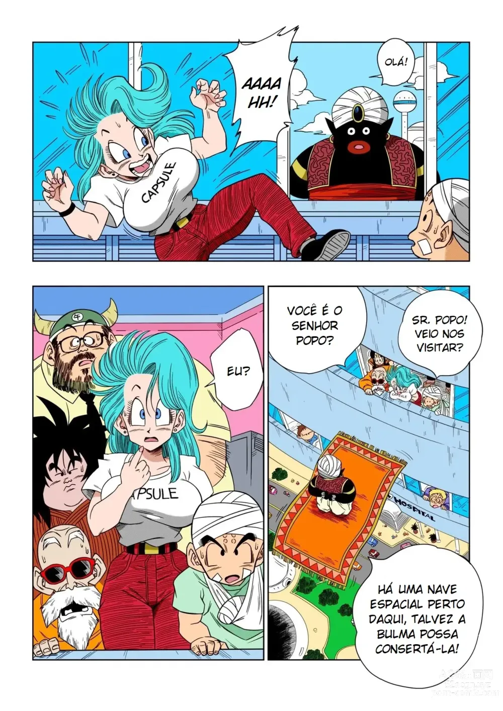 Page 4 of doujinshi Dagon Ball - Bulma e o Senhor Popo