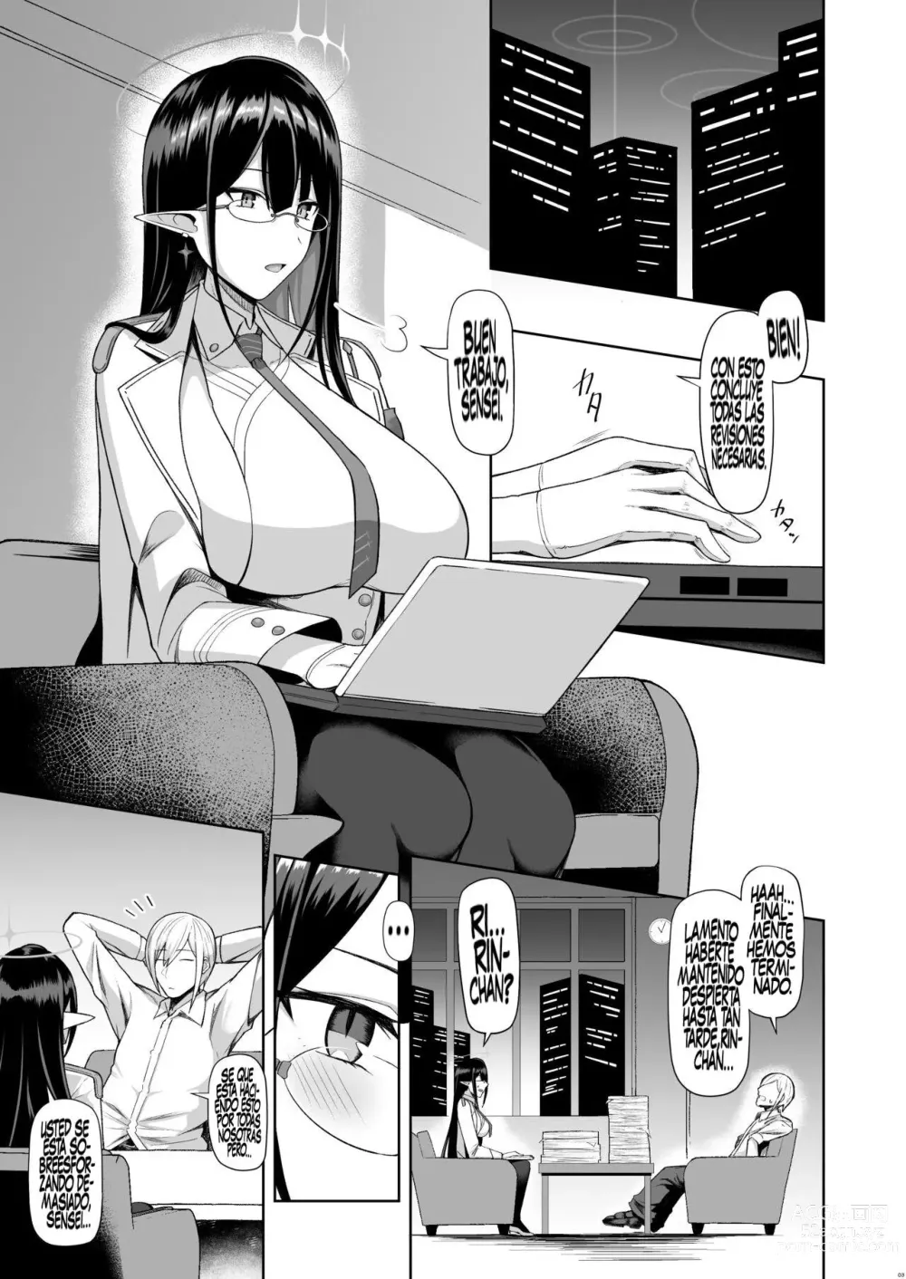 Page 2 of doujinshi Servicio personal de la directora de administracion