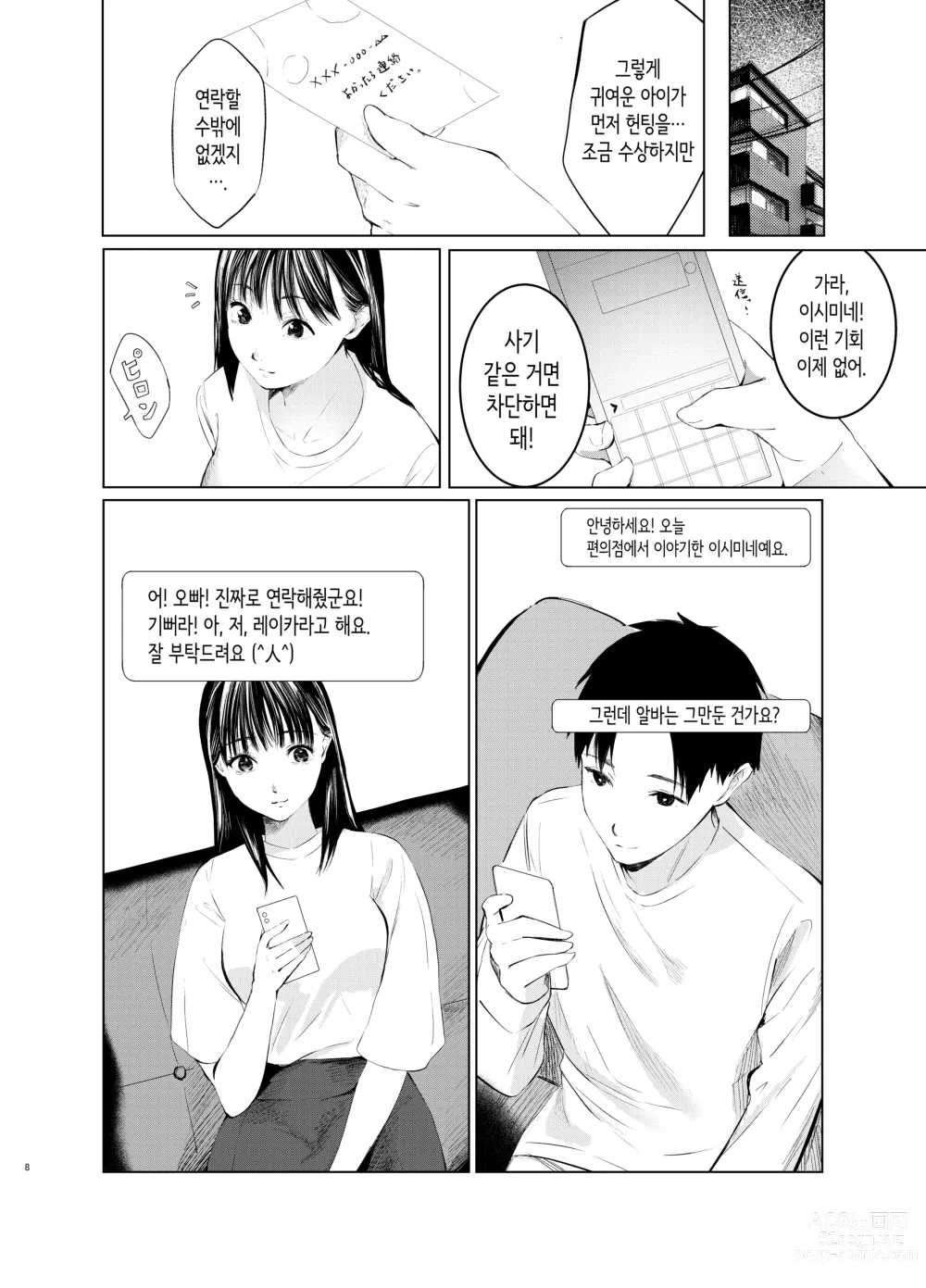 Page 8 of doujinshi 편의점 점원에게 헌팅당하는 이야기