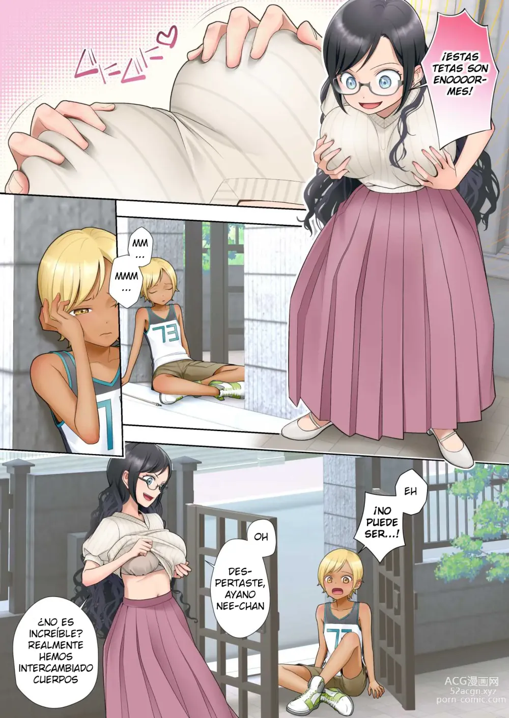 Page 6 of doujinshi Watashi swap Ore ~Kinjo no Sukebena Itazura-kko to Karada o Irekaerareta Watashi~