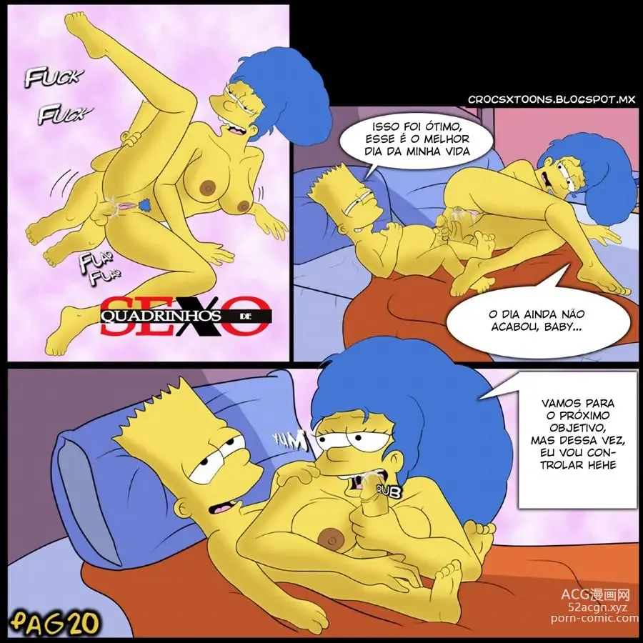 Page 21 of doujinshi Os Simpsons Bart comendo a Marge