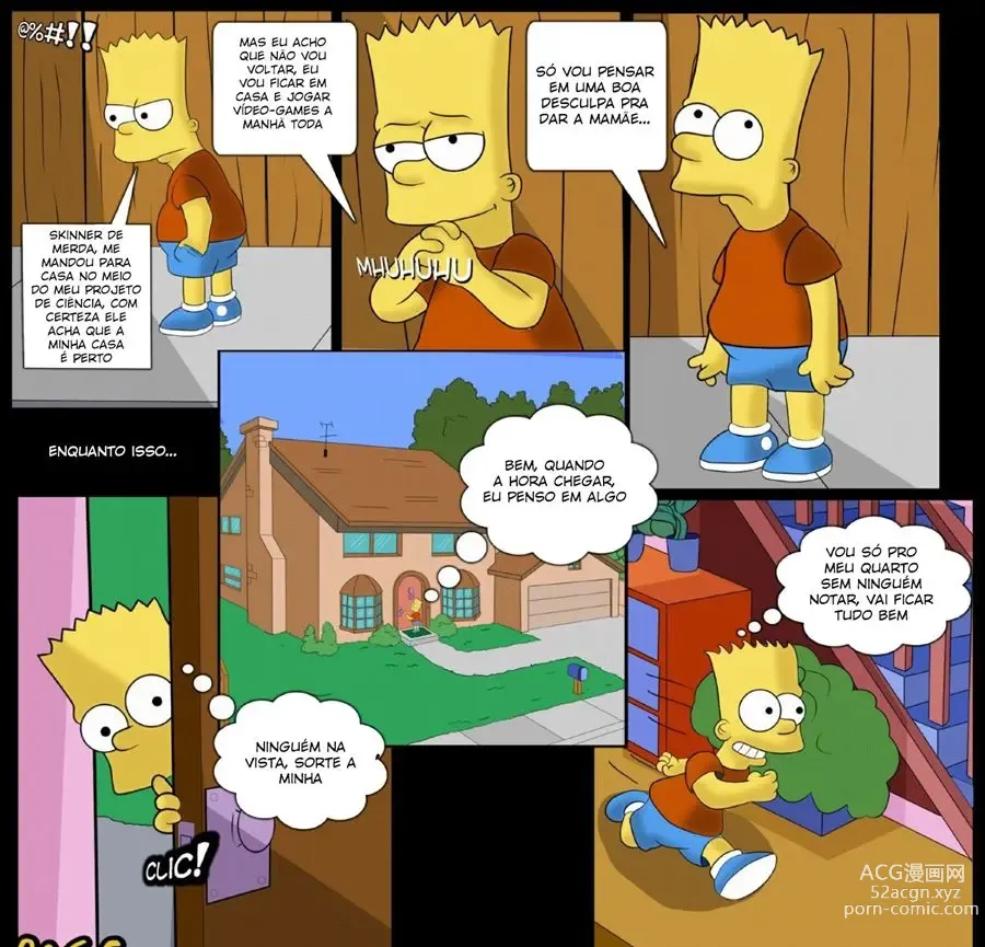 Page 7 of doujinshi Os Simpsons Bart comendo a Marge