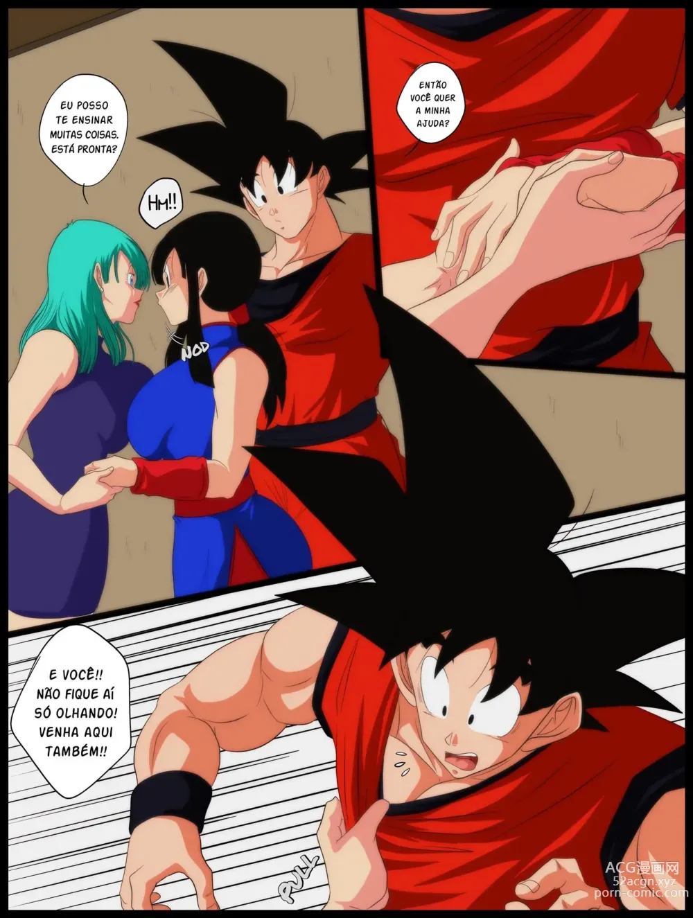 Page 4 of doujinshi Bulma à sexóloga welcome goku chichi bulma