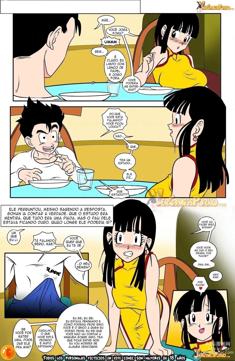 Page 30 of doujinshi Milk Milk 1,  2 e 3 Gohan Chichi Bulma