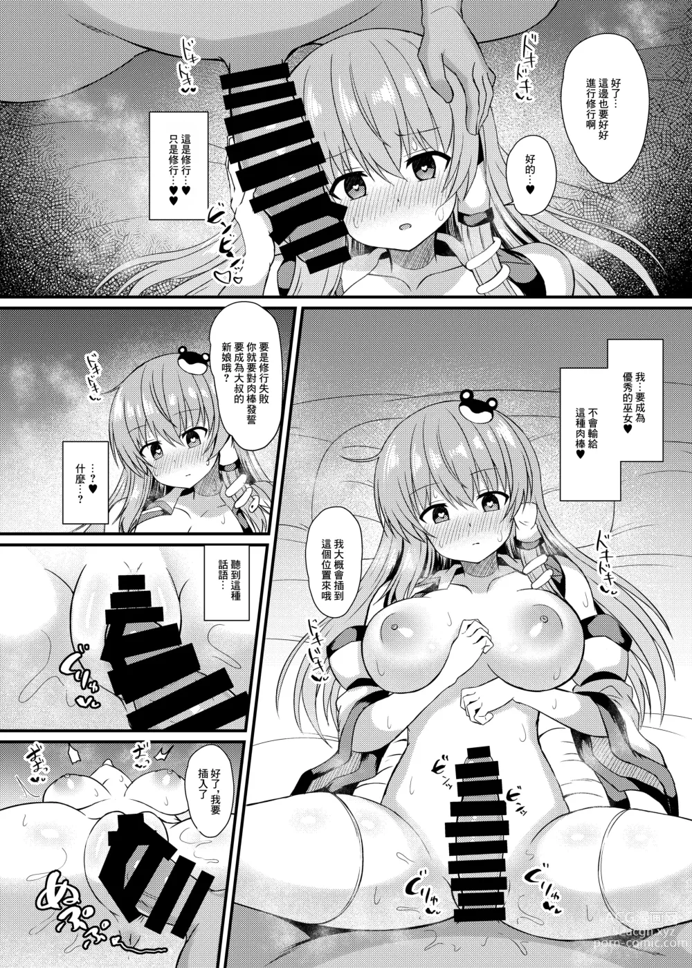 Page 9 of doujinshi Kochiya Sanae Saimin Shugyou