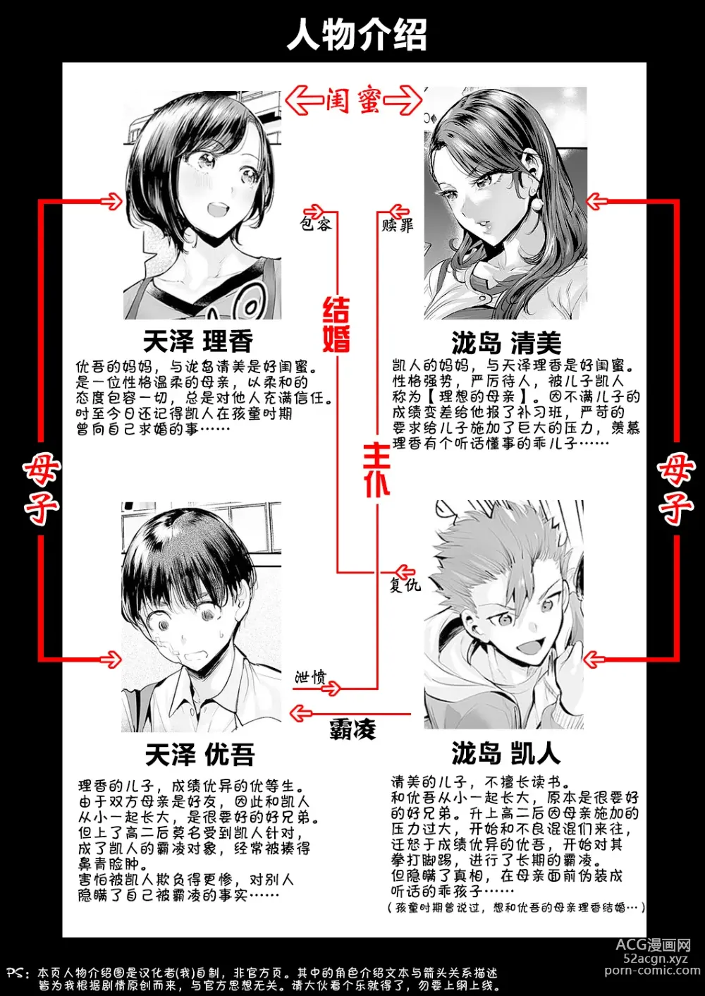 Page 3 of doujinshi 扑灭霸凌的母亲互换 1-4完整大合集