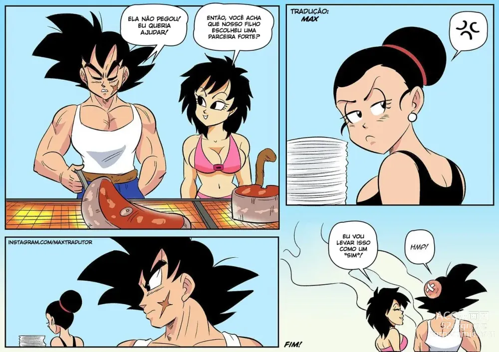 Page 18 of doujinshi funsexydragonball Summer Paradise 1 e 2 Bulma rei vegeta Chichi Bardock