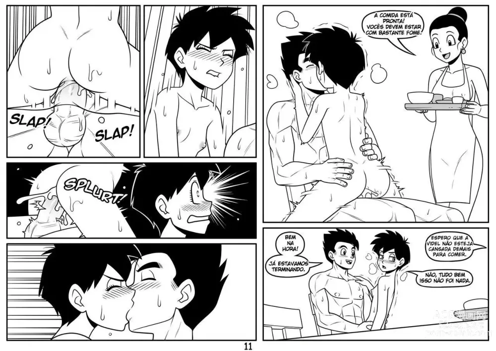 Page 12 of doujinshi Dragon Ball  Z GOHAN CHICHI VIDEL HENTAI incognitymous