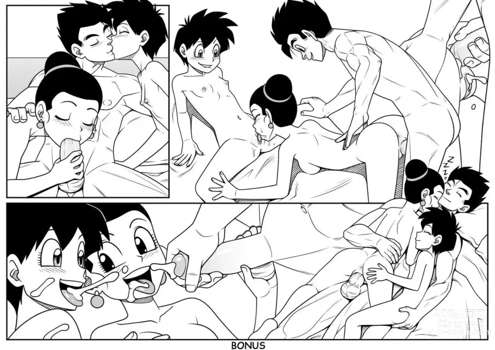 Page 18 of doujinshi Dragon Ball  Z GOHAN CHICHI VIDEL HENTAI incognitymous