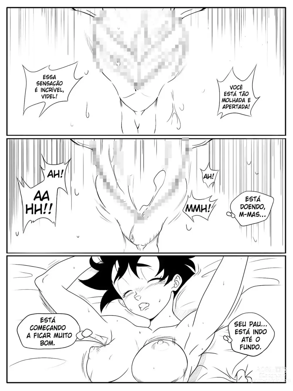 Page 15 of doujinshi Sloghy Goku e Videl treinamento