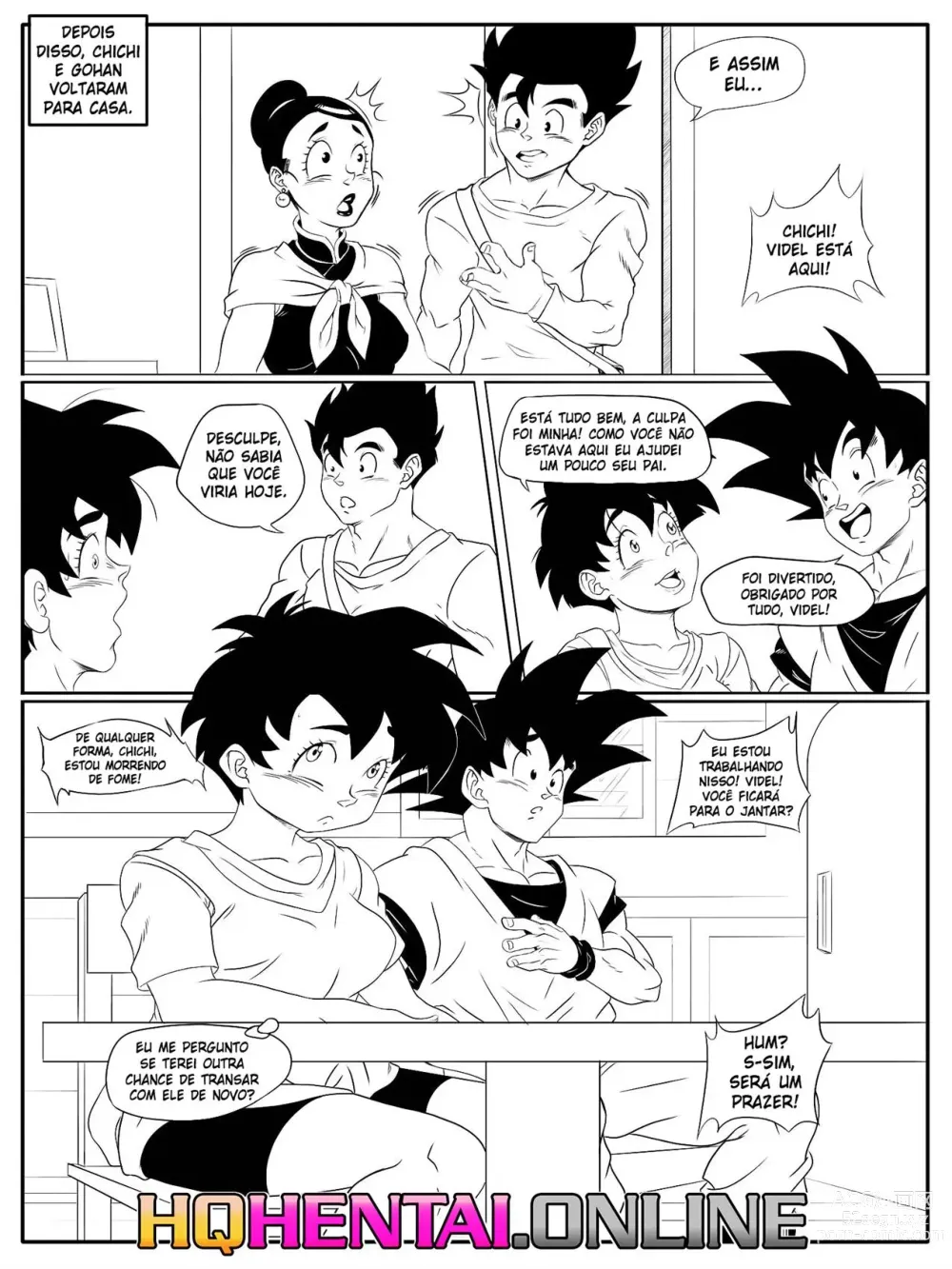 Page 28 of doujinshi Sloghy Goku e Videl treinamento