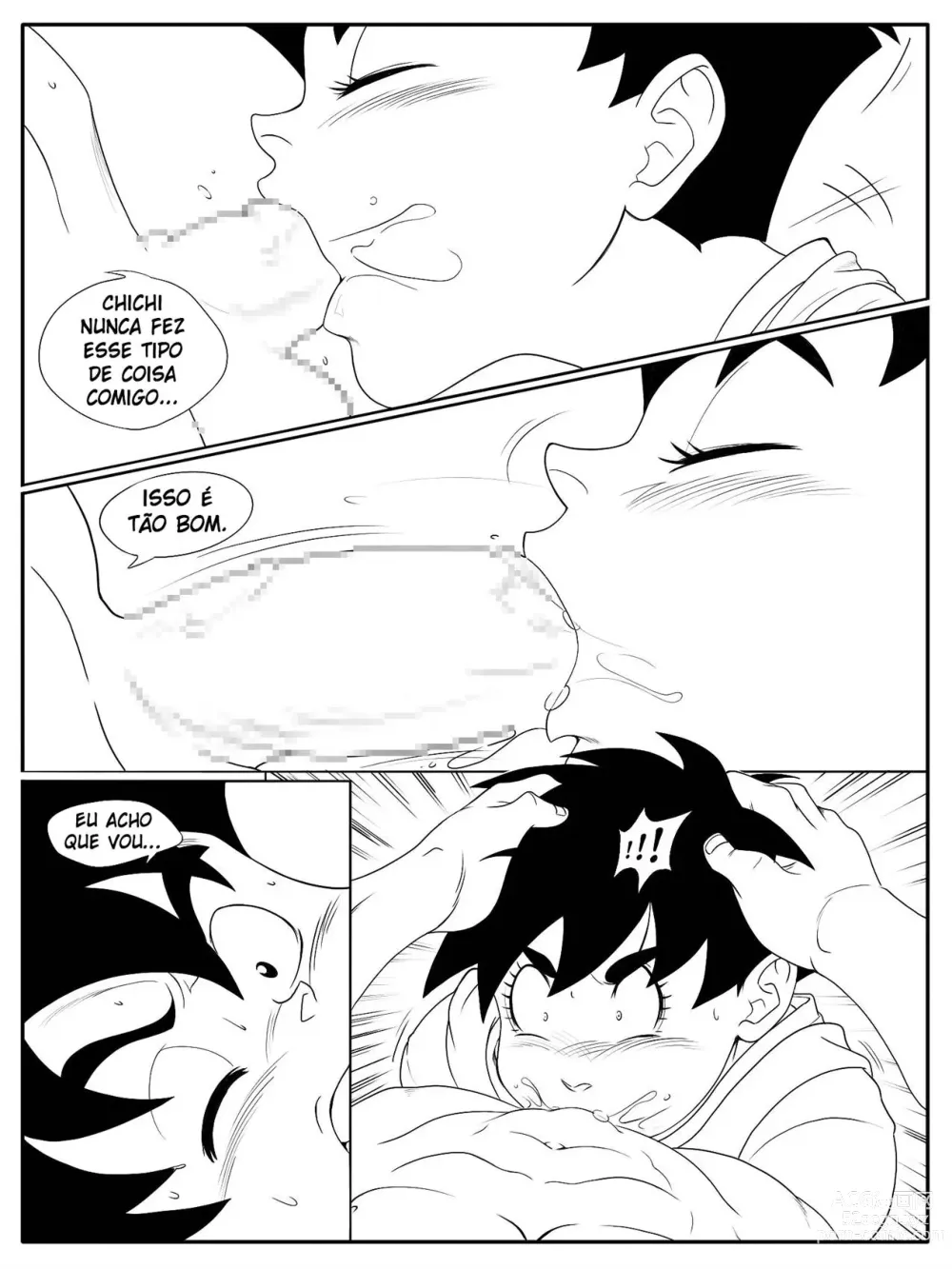 Page 10 of doujinshi Sloghy Goku e Videl treinamento