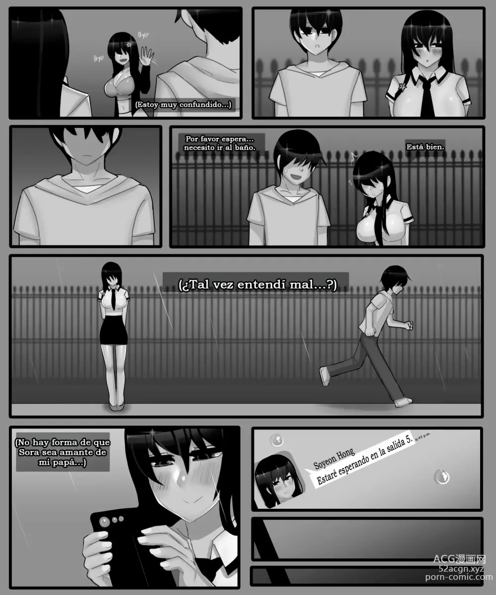 Page 10 of doujinshi La Historia de Cómo mi Amiga de la Infancia se Convirtió en la Amante de mmi Padre Parte 1