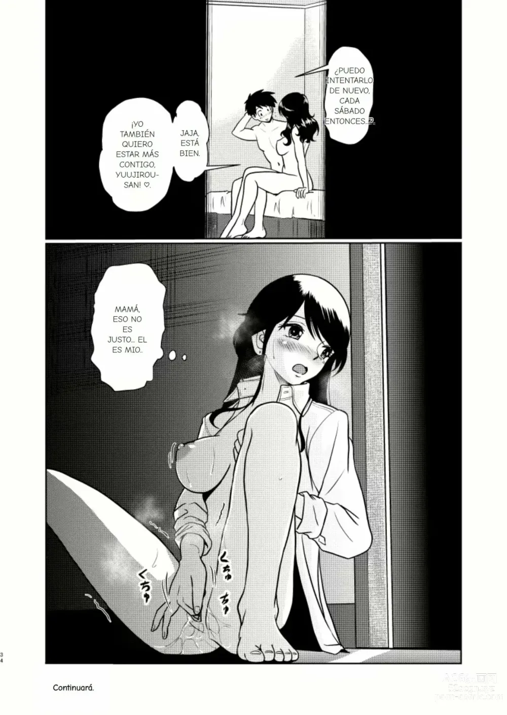 Page 35 of doujinshi ¿Es Buena la Nueva Familia？(1) ¿Estás seguro de esto? Será Malo si los Vecinos se Enteran