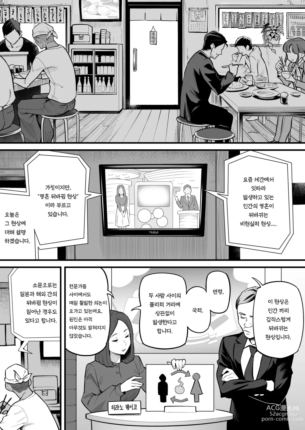 Page 11 of doujinshi 영혼이 바뀌는 현상 - Case 1 후카미 시오리의 경우