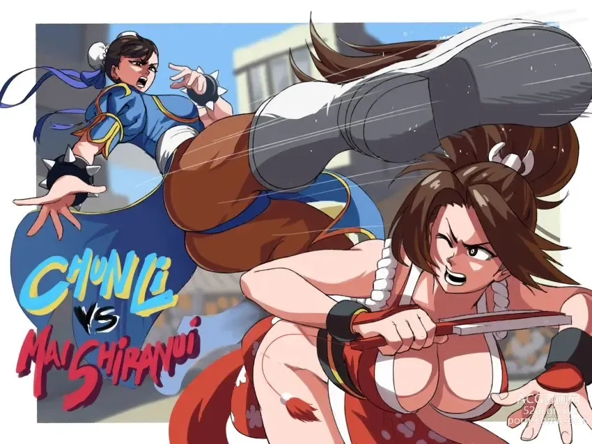 Page 23 of doujinshi Chun Li Vs Mai Shiranui Gallery