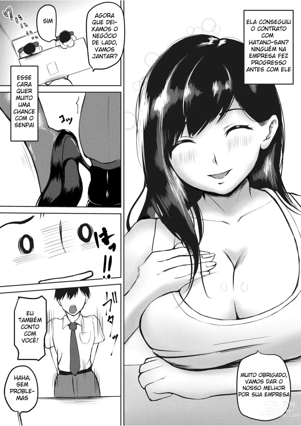 Page 6 of doujinshi A Senpai Séria faz Hora Extra Enquanto é Forçada a Gozar Até de Manhã