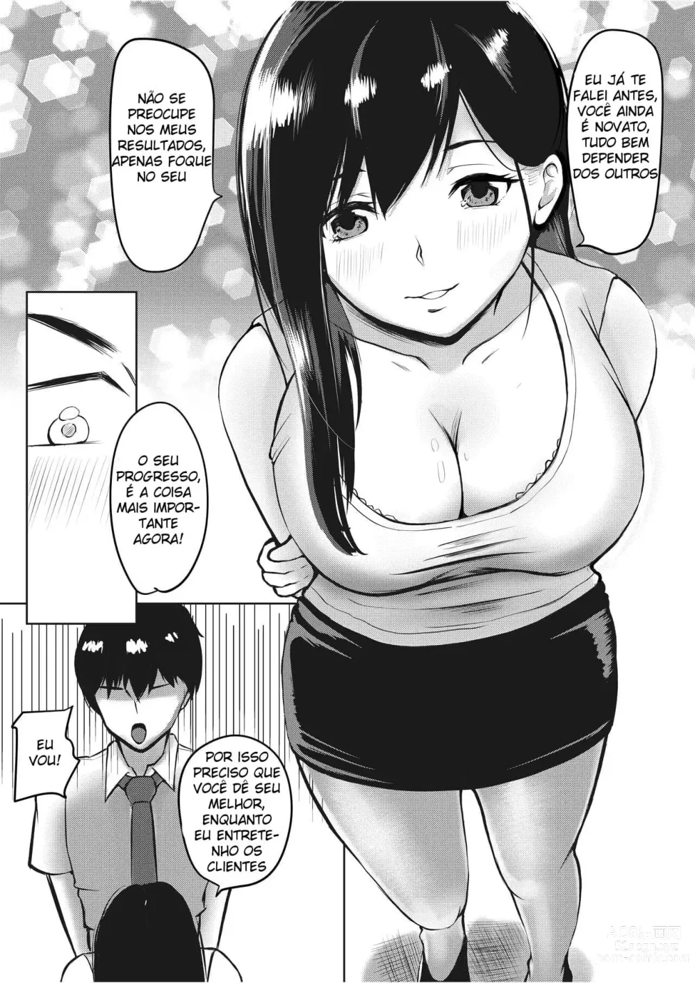 Page 8 of doujinshi A Senpai Séria faz Hora Extra Enquanto é Forçada a Gozar Até de Manhã