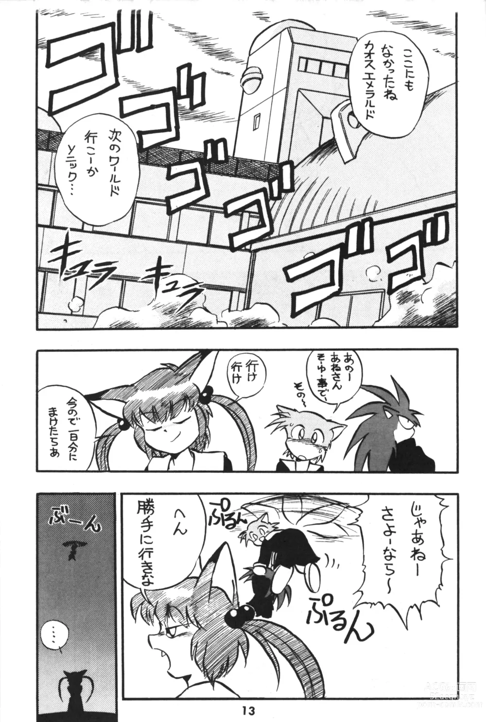 Page 12 of doujinshi Shippo ga Fuwa-fuwa!