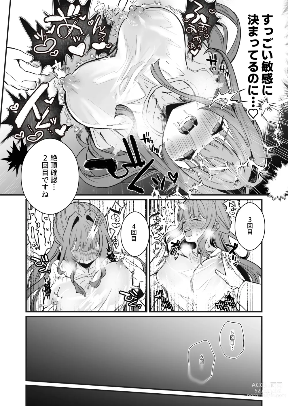 Page 26 of doujinshi Chikubi Kando Chousa, Hajimemasu