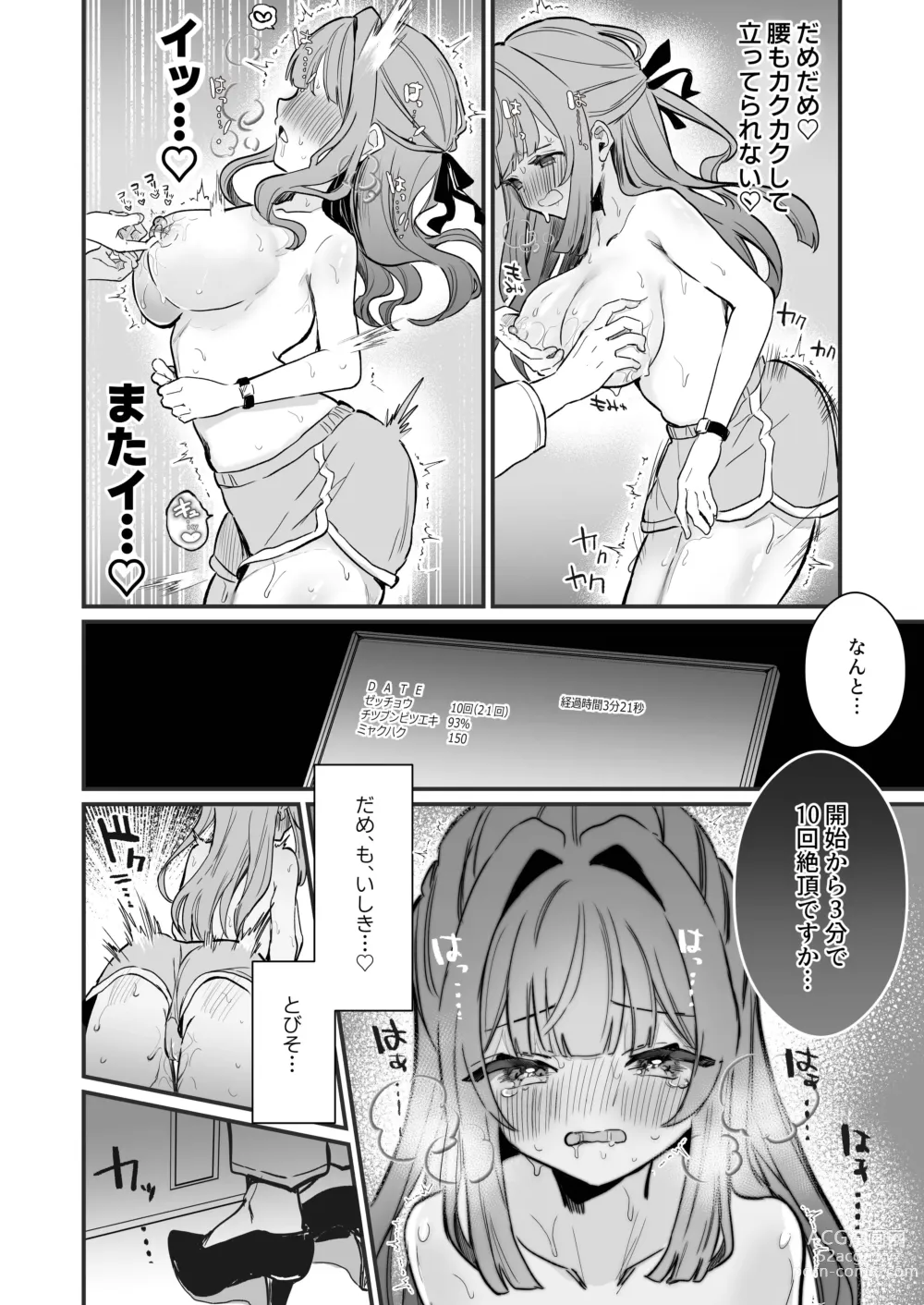 Page 34 of doujinshi Chikubi Kando Chousa, Hajimemasu