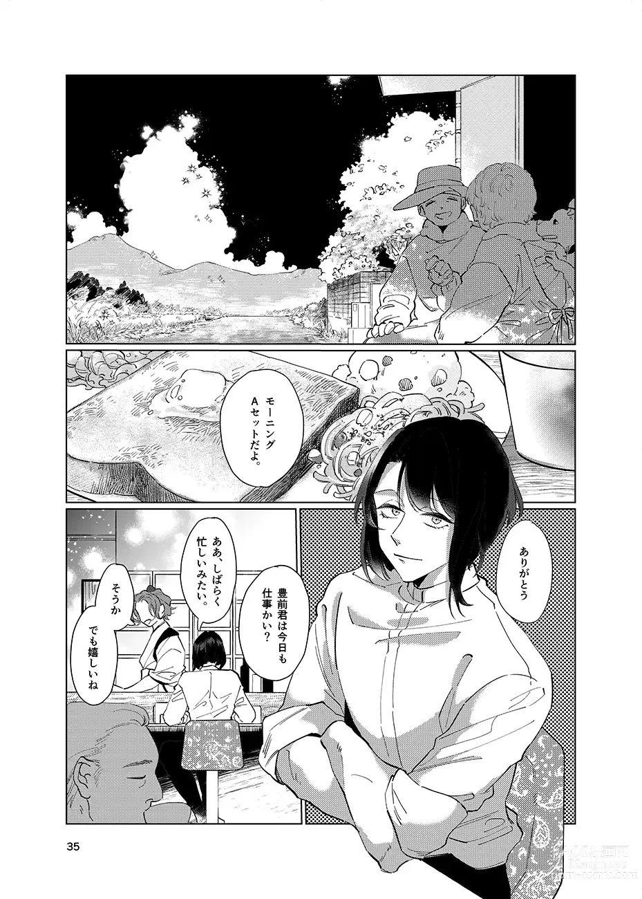 Page 34 of doujinshi Gen Kai Shuu Raku