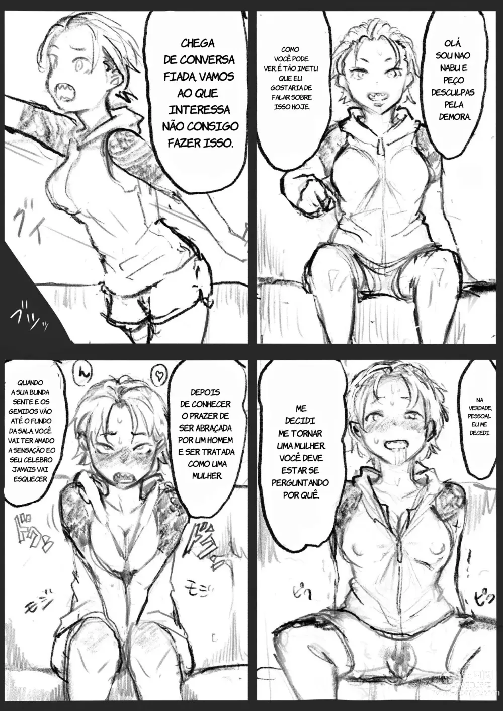 Page 8 of doujinshi なにかがあったYouTuber