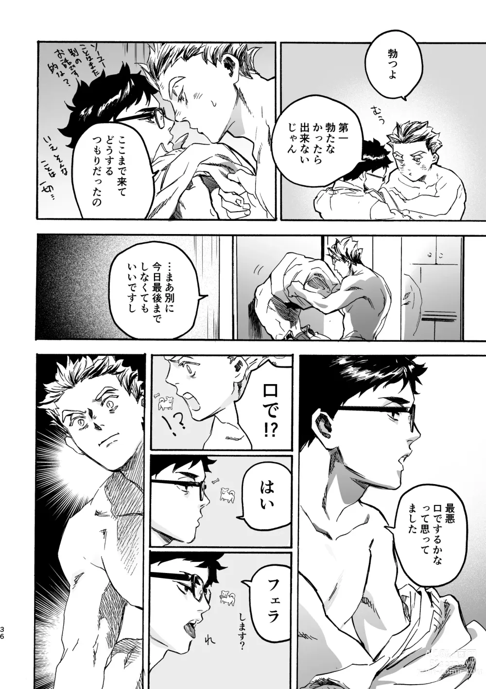 Page 35 of doujinshi Shima tte oitanoni