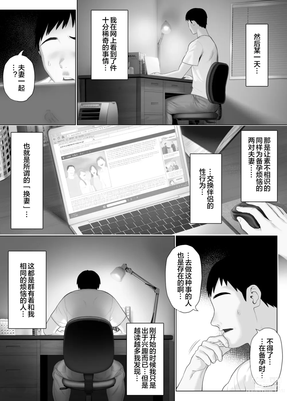 Page 8 of doujinshi LeveChi na Swapping 1 - Seiheki ni Mezameru Otto Hen -