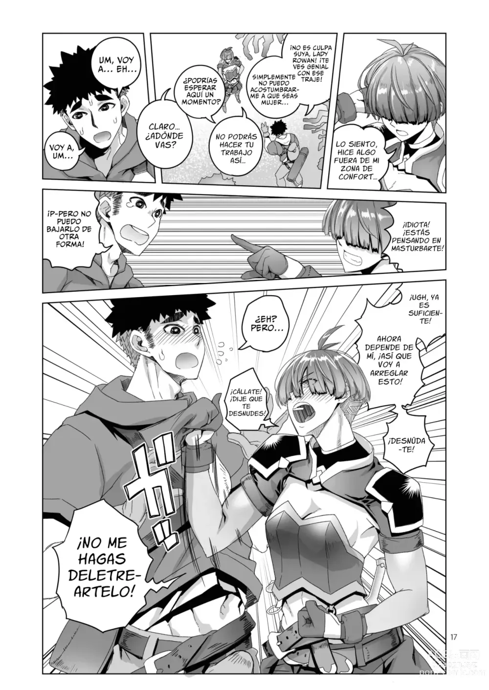 Page 16 of doujinshi Rowan Nyokenshi wa Kakusenai