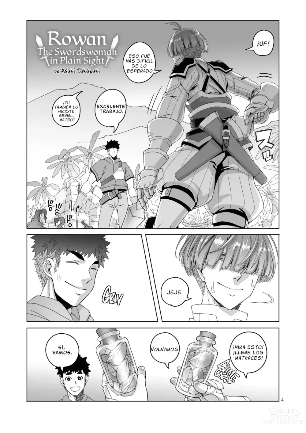 Page 3 of doujinshi Rowan Nyokenshi wa Kakusenai