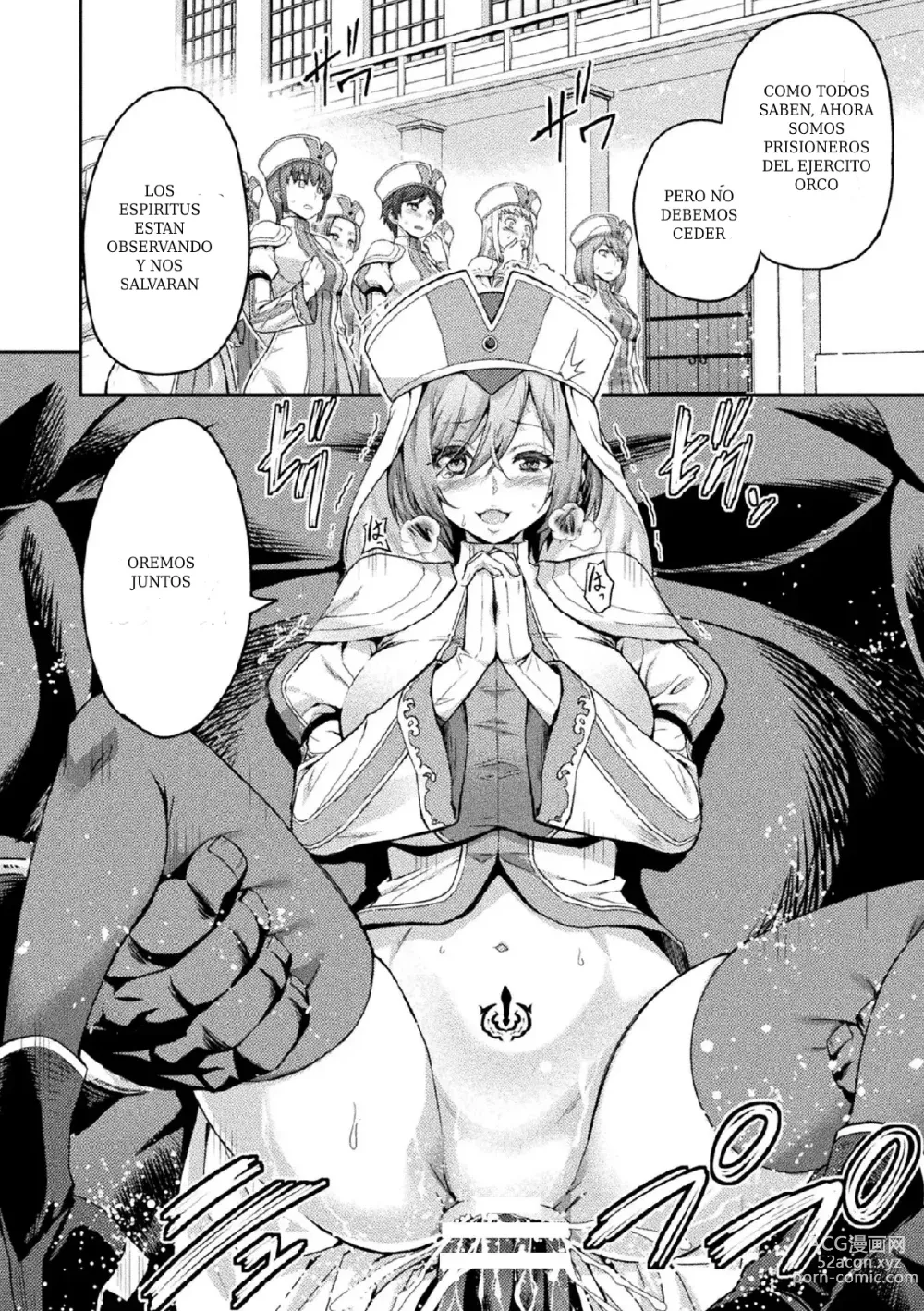 Page 9 of manga ERONA 2 Orc no Inmon ni Modaeshi Miko no Nare no Hate Niwa Zecchou Kitou