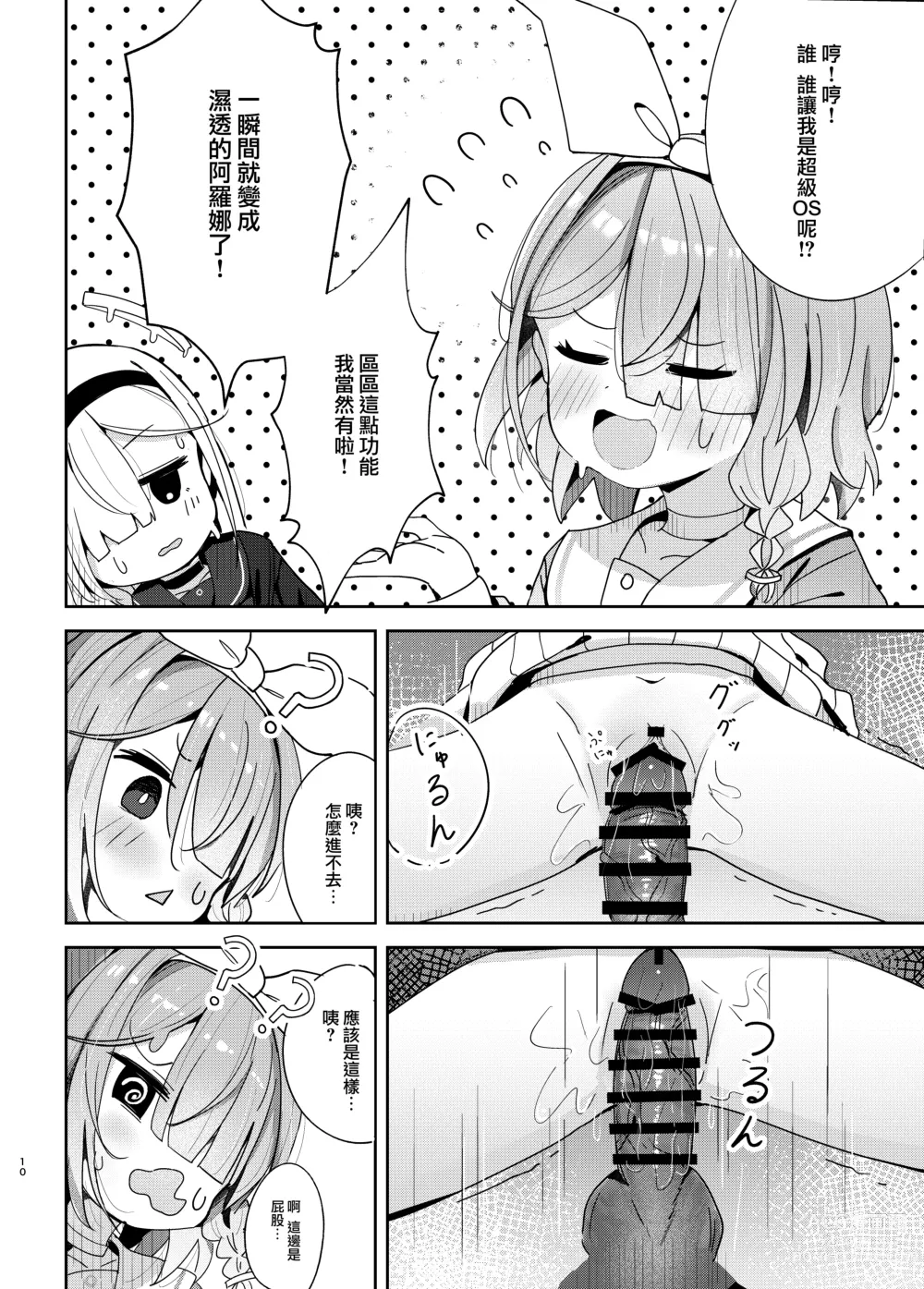 Page 10 of doujinshi Watashi-tachi ni Omakase o!