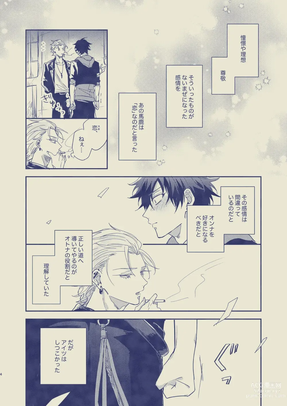 Page 5 of doujinshi Love First, Lose First