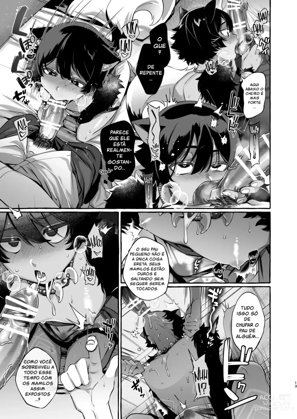 Page 14 of doujinshi Isekai Teni Shite Mazoku Shota ni Tanetsuke Shitara Mechakucha Natsukareta.