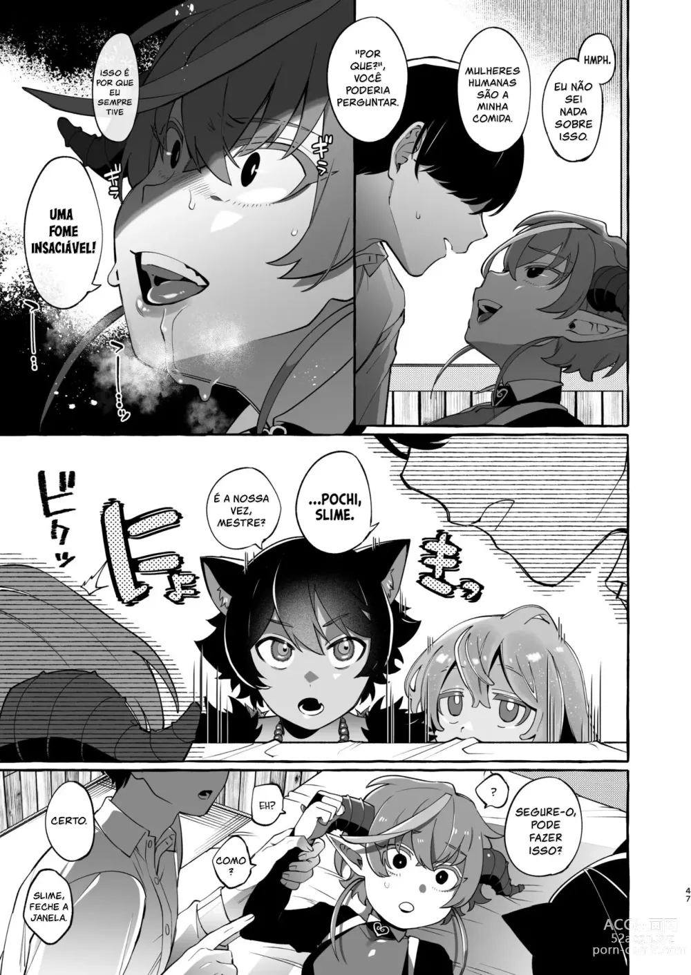 Page 48 of doujinshi Isekai Teni Shite Mazoku Shota ni Tanetsuke Shitara Mechakucha Natsukareta.