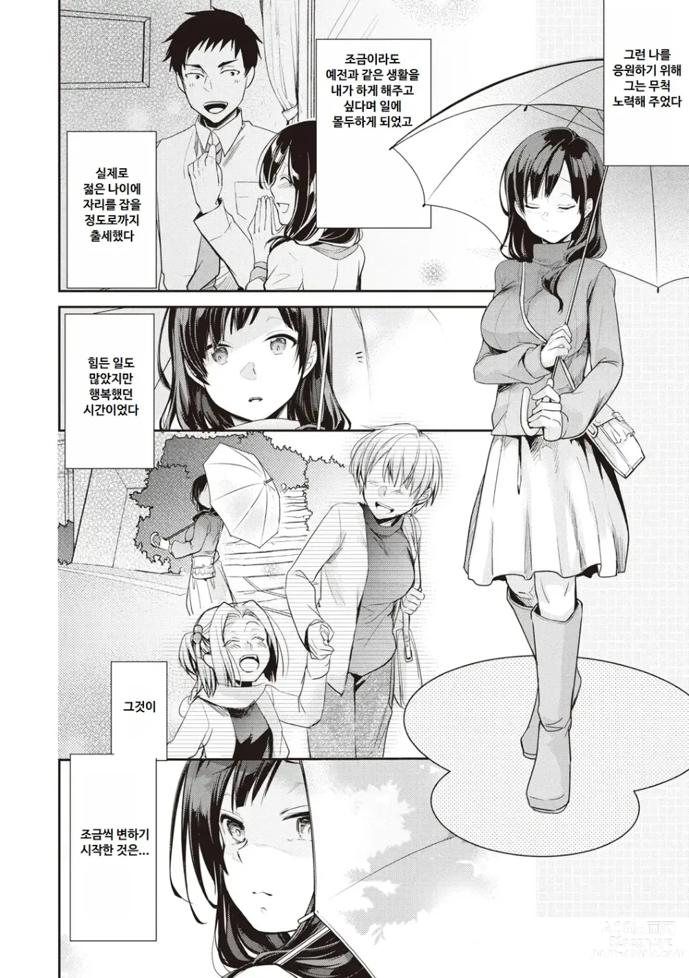 Page 142 of manga 뒷계정 그녀